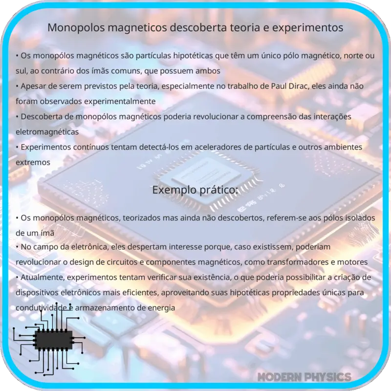 Monopólos Magnéticos | Descoberta, Teoria e Experimentos