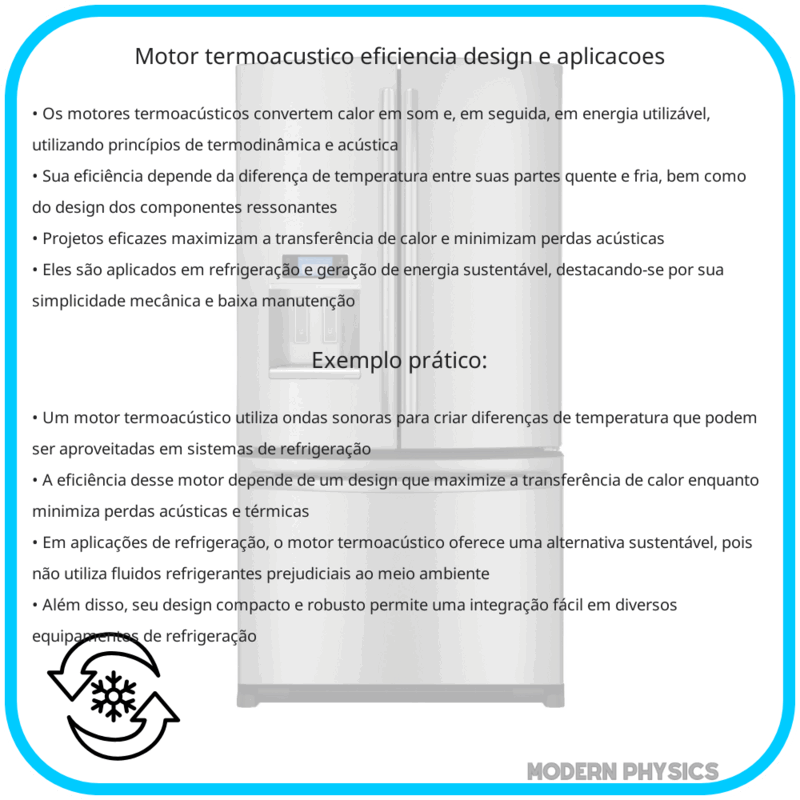 Motor Termoacústico | Eficiência, Design e Aplicações