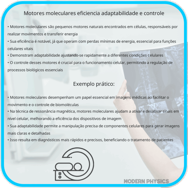 Motores Moleculares | Eficiência, Adaptabilidade e Controle