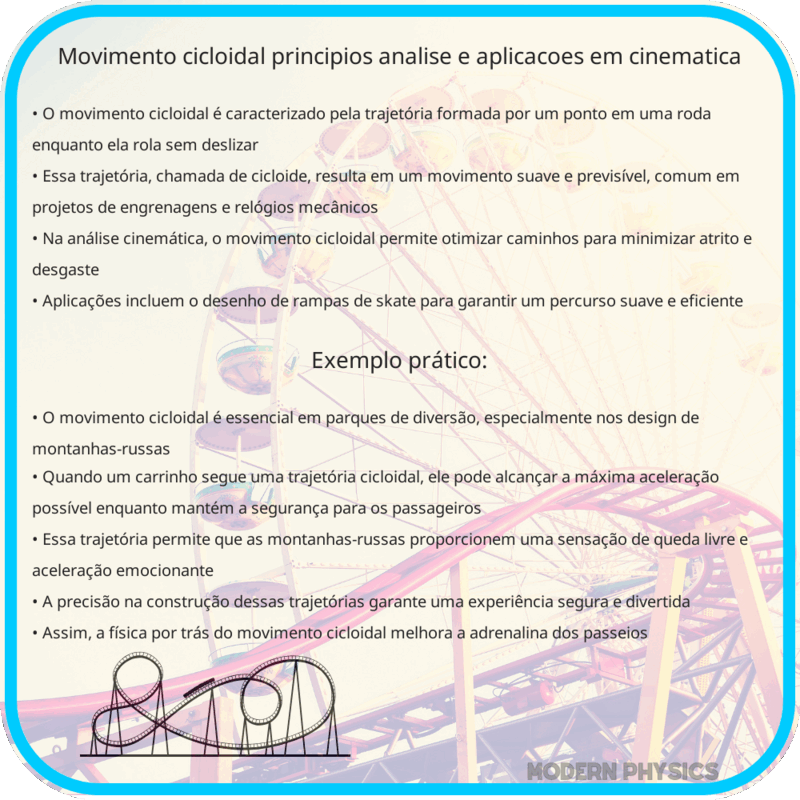 Movimento Cicloidal | Princípios, Análise e Aplicações em Cinemática