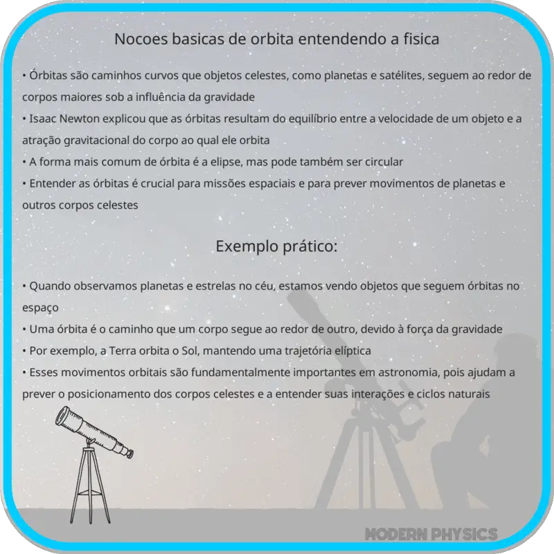 Noções Básicas de Órbita | Entendendo a Física