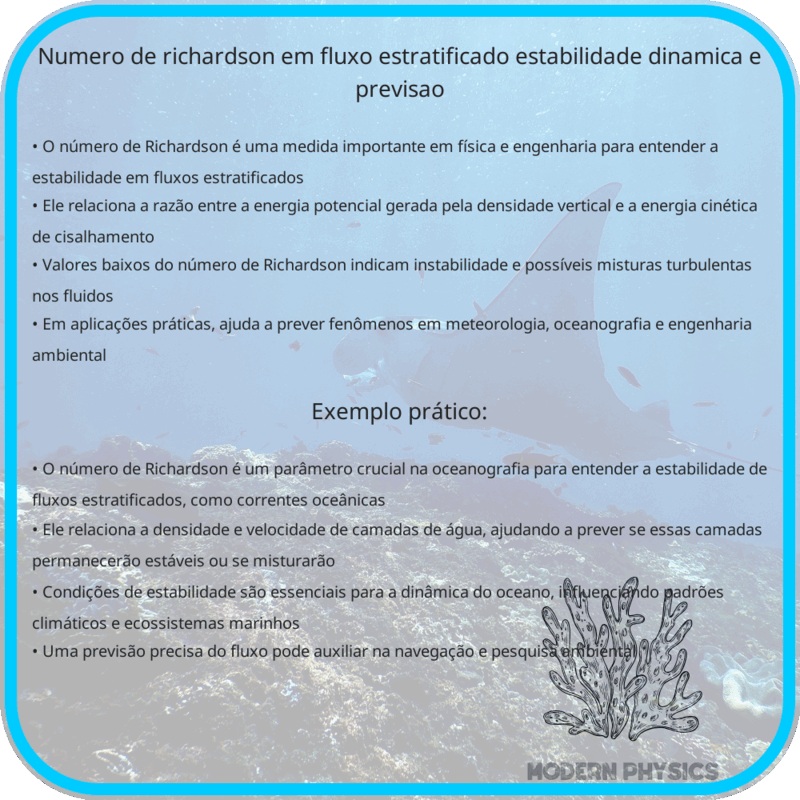 Número de Richardson em Fluxo Estratificado | Estabilidade, Dinâmica e Previsão
