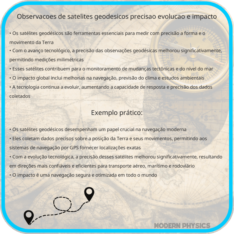Observações de Satélites Geodésicos | Precisão, Evolução e Impacto