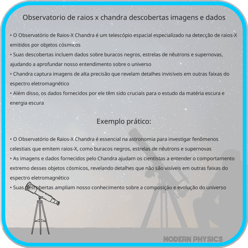 Observatório de Raios-X Chandra | Descobertas, Imagens e Dados