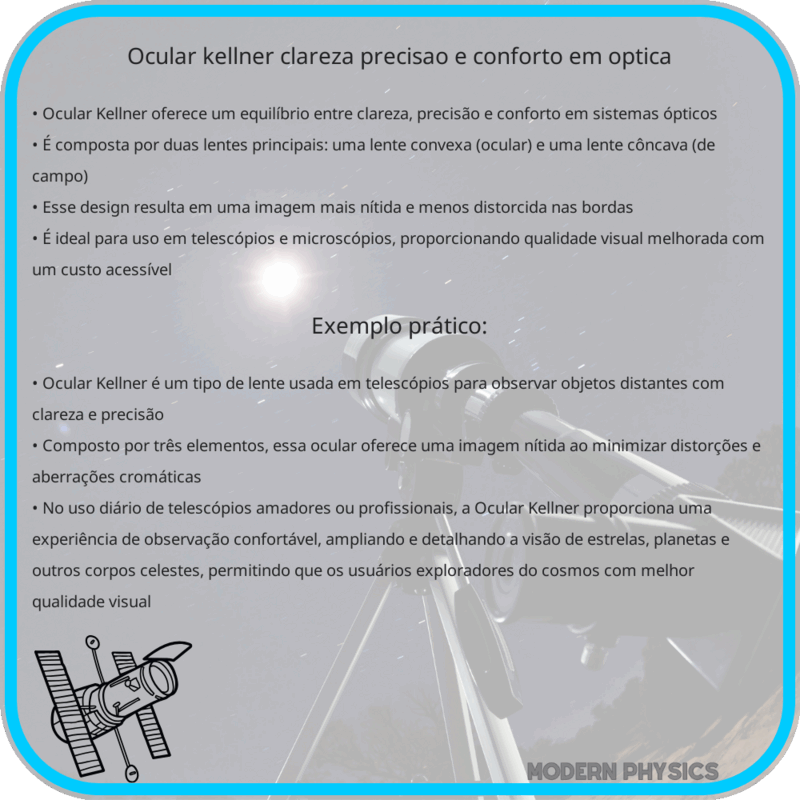 Ocular Kellner | Clareza, Precisão e Conforto em Óptica
