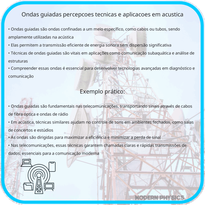 Ondas Guiadas | Percepções, Técnicas e Aplicações em Acústica