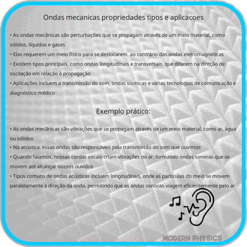 Ondas Mecânicas | Propriedades, Tipos e Aplicações