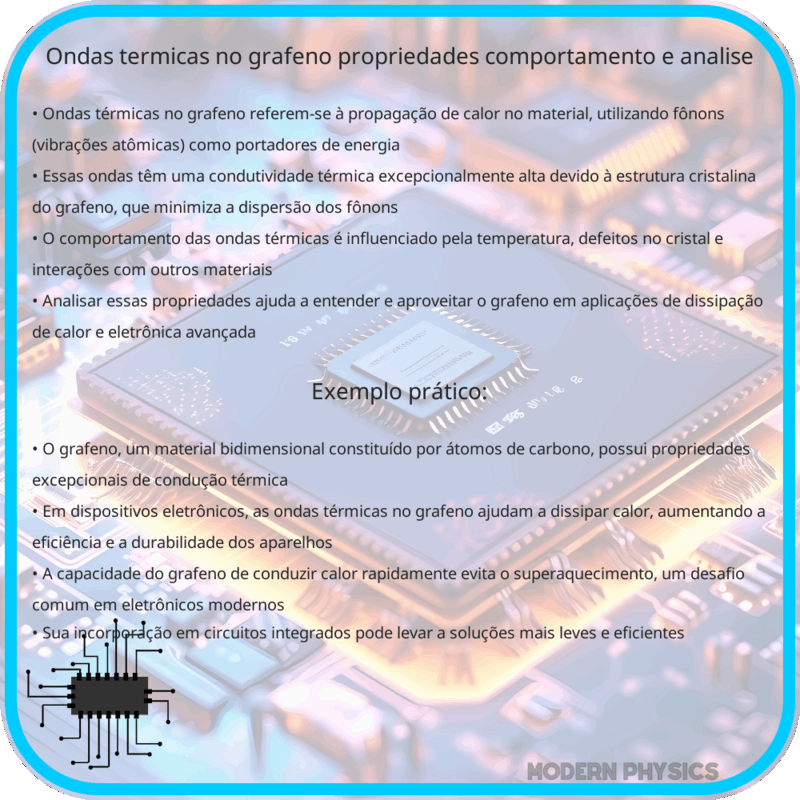 Ondas Térmicas no Grafeno | Propriedades, Comportamento e Análise