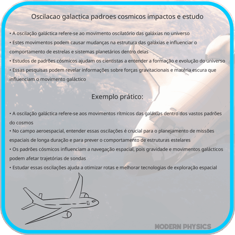 Oscilação Galáctica | Padrões Cósmicos, Impactos e Estudo