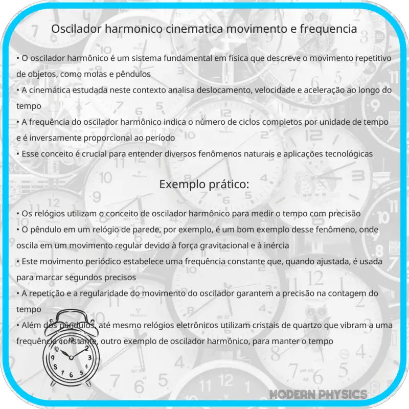 Oscilador Harmônico | Cinemática, Movimento e Frequência