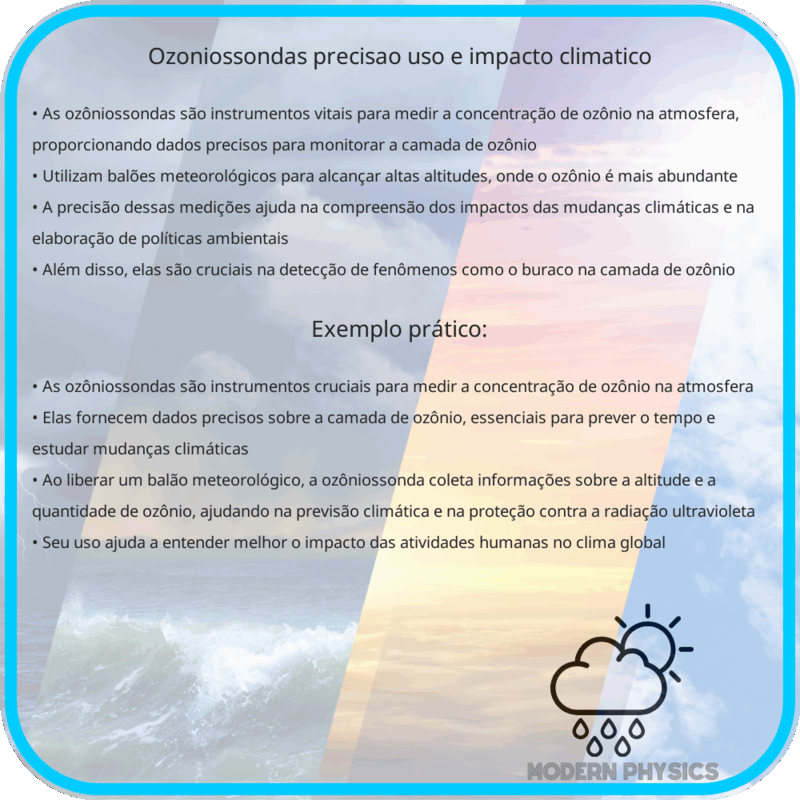 Ozôniossondas | Precisão, Uso e Impacto Climático