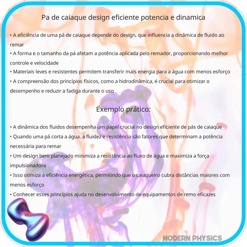 Pá de Caiaque | Design Eficiente, Potência e Dinâmica