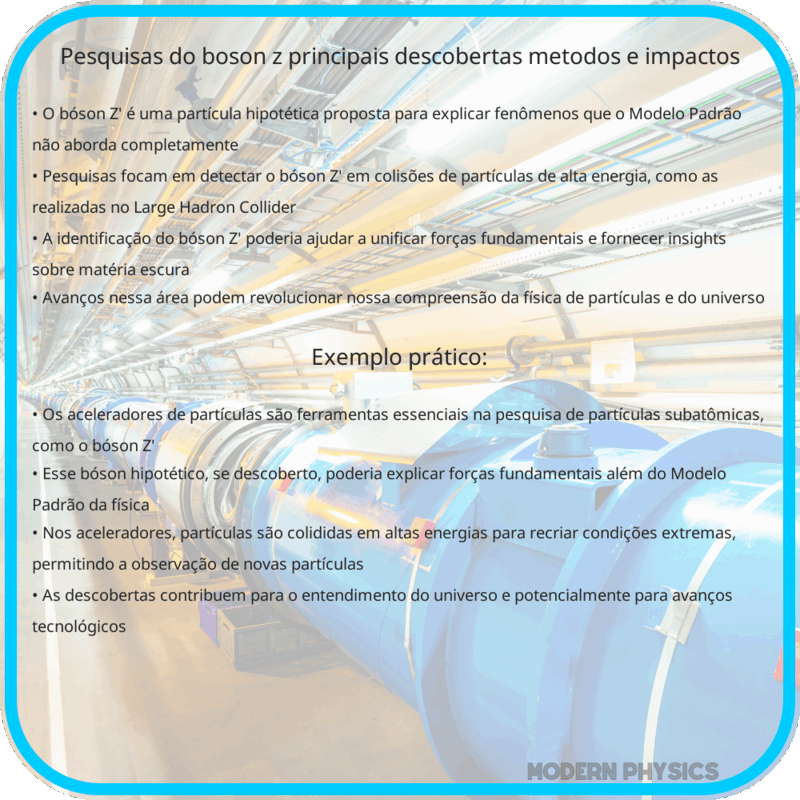 Pesquisas do Bóson Z' | Principais Descobertas, Métodos e Impactos