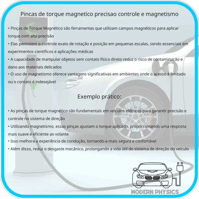 Pinças de Torque Magnético | Precisão, Controle e Magnetismo