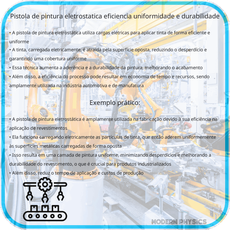 Pistola de Pintura Eletrostática: Eficiência, Uniformidade e Durabilidade