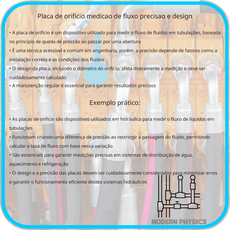 Placa de Orifício | Medição de Fluxo, Precisão e Design