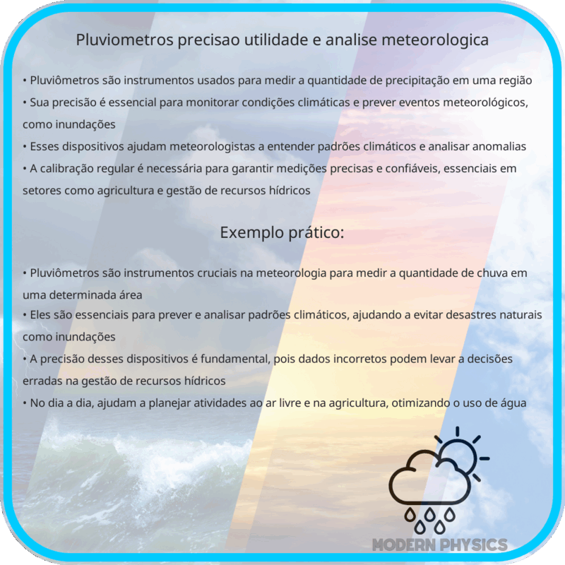 Pluviômetros | Precisão, Utilidade e Análise Meteorológica