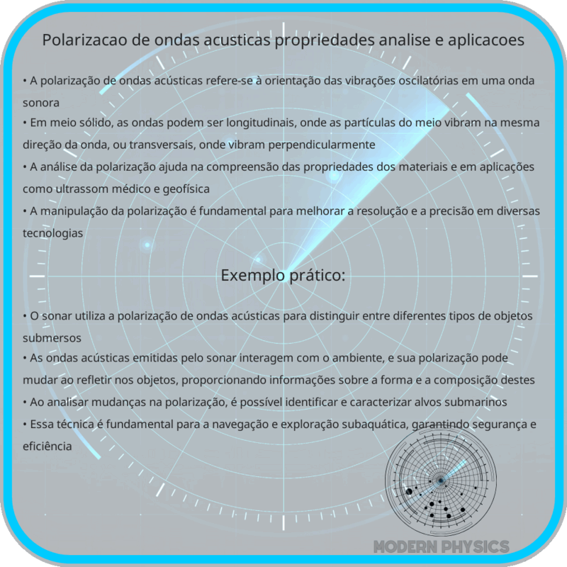 Polarização de Ondas Acústicas | Propriedades, Análise e Aplicações