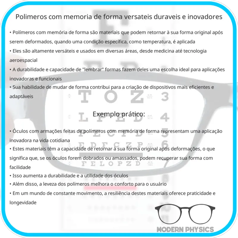 Polímeros com Memória de Forma: Versáteis, Duráveis e Inovadores