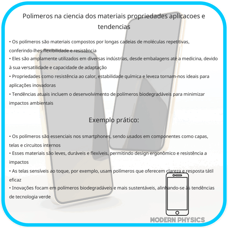Polímeros na Ciência dos Materiais | Propriedades, Aplicações e Tendências