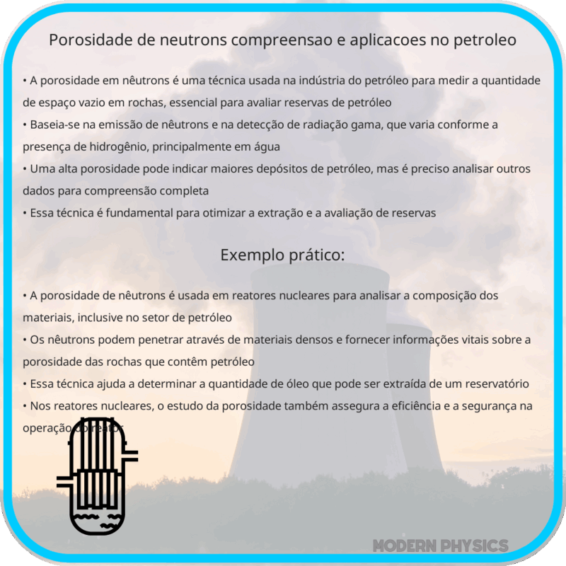 Porosidade de Nêutrons: Compreensão e Aplicações no Petróleo