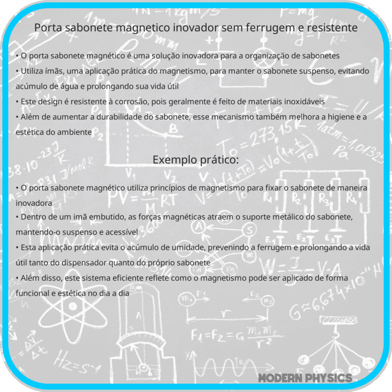 Porta Sabonete Magnético | Inovador, Sem Ferrugem e Resistente