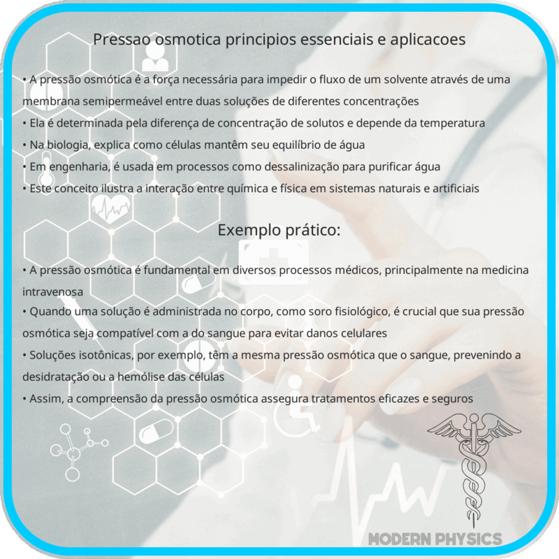 Pressão Osmótica | Princípios Essenciais e Aplicações