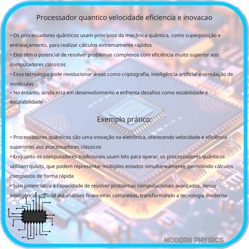 Processador Quântico | Velocidade, Eficiência e Inovação