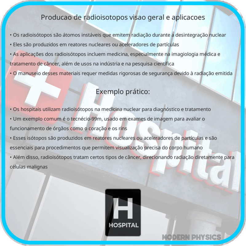 Produção de Radioisótopos | Visão Geral e Aplicações