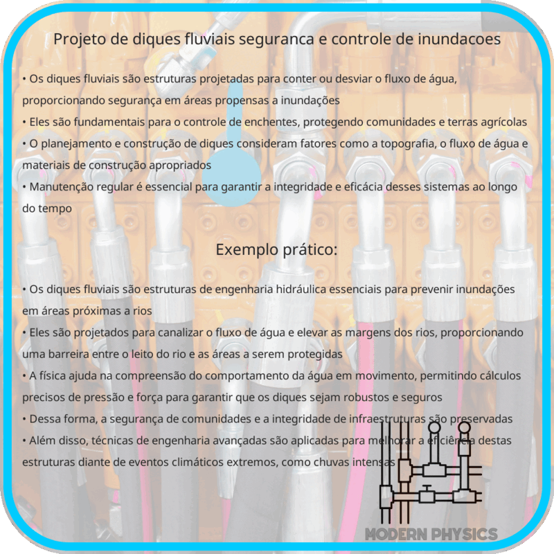 Projeto de Diques Fluviais: Segurança e Controle de Inundações