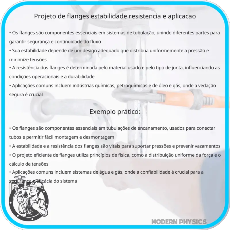 Projeto de Flanges | Estabilidade, Resistência e Aplicação