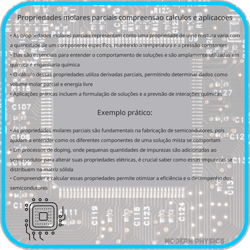 Propriedades Molares Parciais | Compreensão, Cálculos e Aplicações