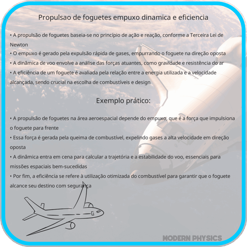 Propulsão de Foguetes | Empuxo, Dinâmica e Eficiência