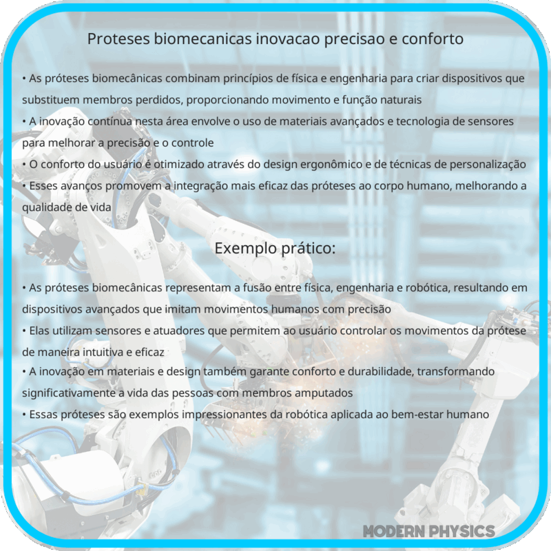 Próteses Biomecânicas | Inovação, Precisão e Conforto