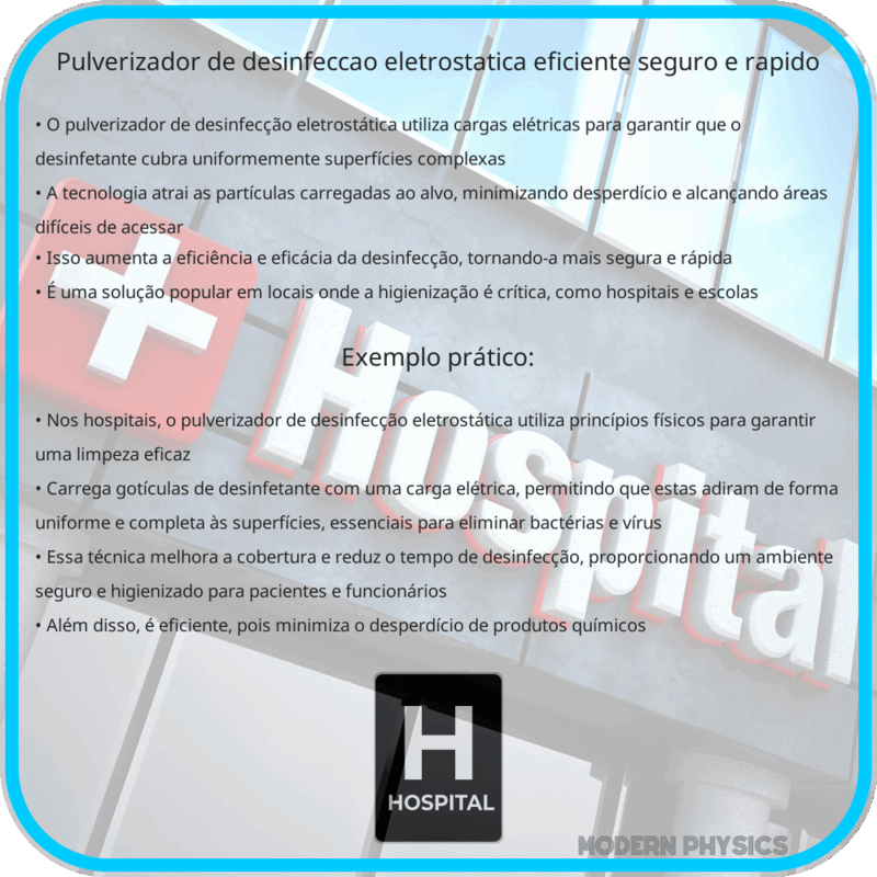 Pulverizador de Desinfecção Eletrostática | Eficiente, Seguro e Rápido