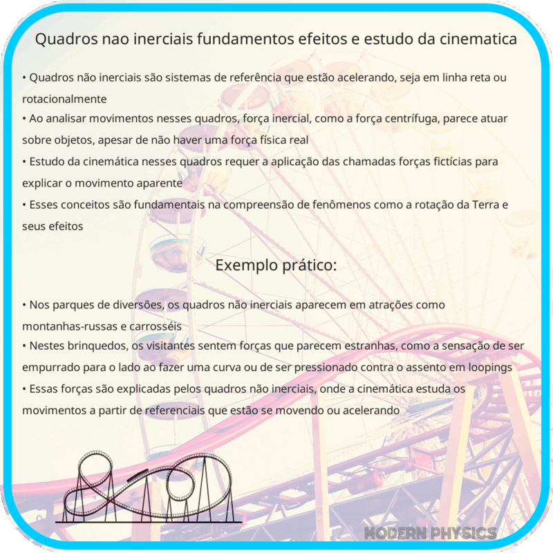 Quadros Não Inerciais | Fundamentos, Efeitos e Estudo da Cinemática