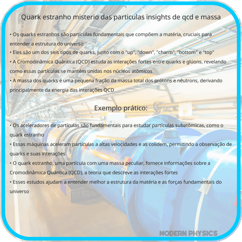 Quark Estranho | Mistério das Partículas, Insights de QCD e Massa