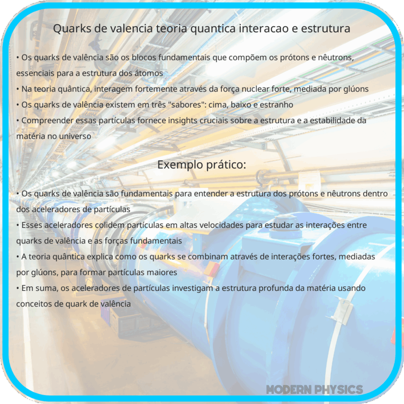 Quarks de Valência | Teoria Quântica, Interação e Estrutura
