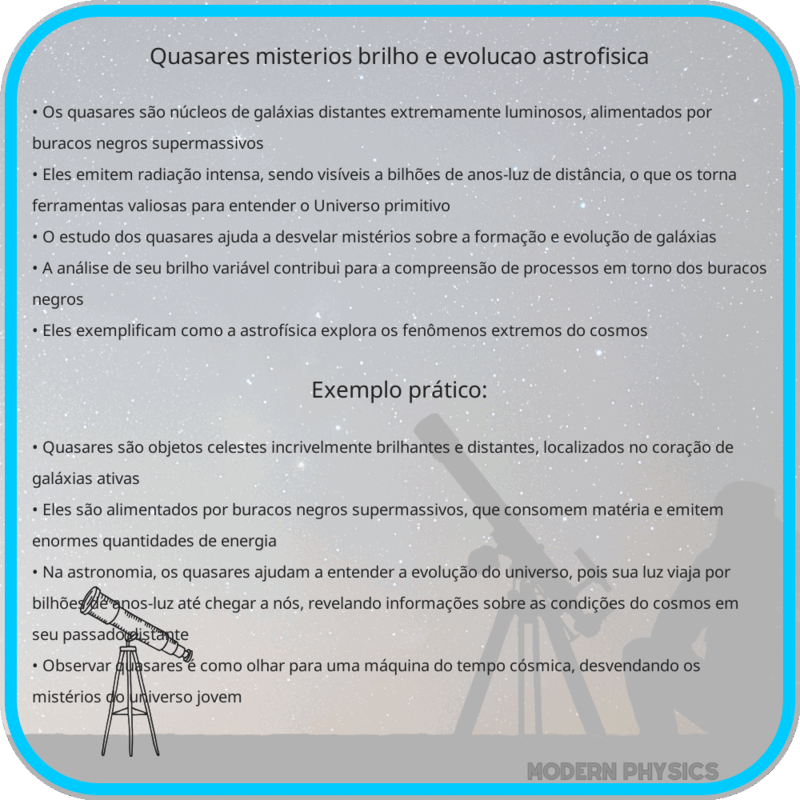 Quasares | Mistérios, Brilho e Evolução | Astrofísica