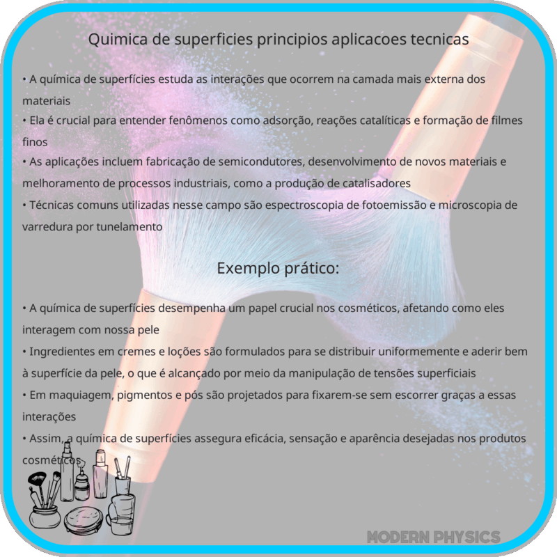 Química de Superfícies | Princípios, Aplicações & Técnicas