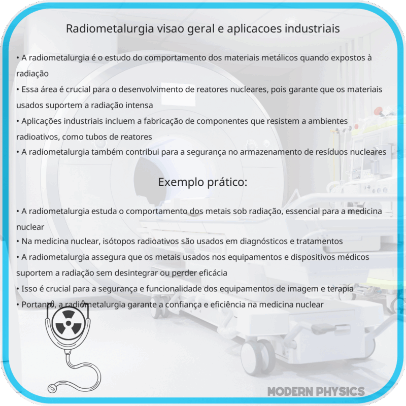 Radiometalurgia | Visão Geral e Aplicações Industriais
