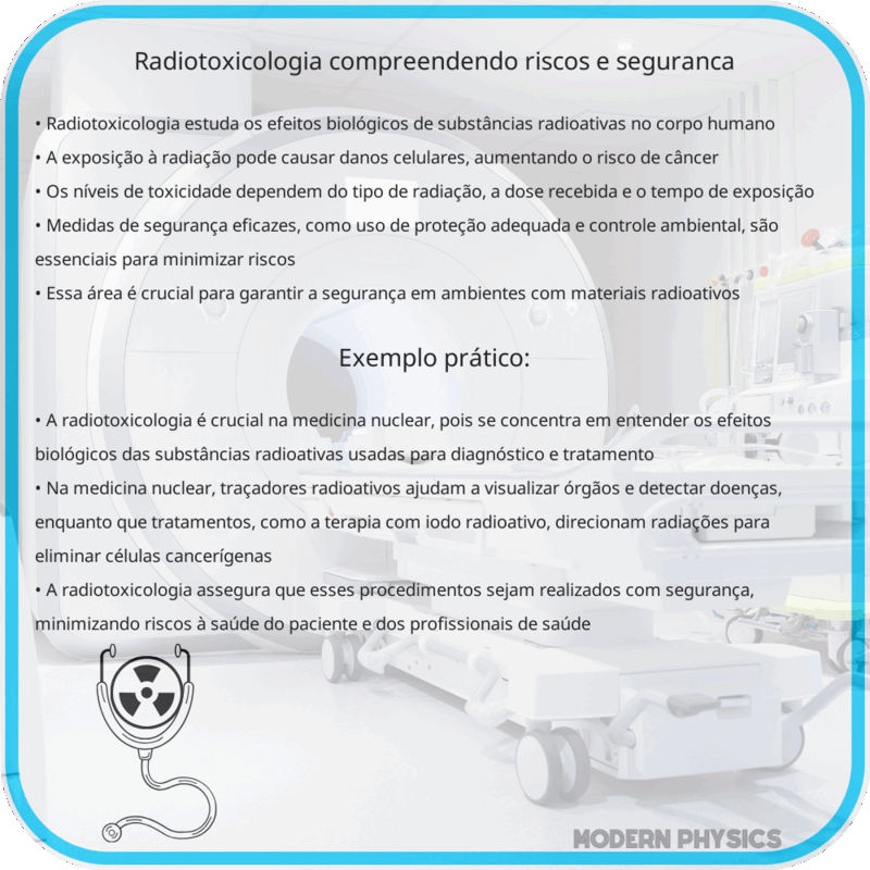 Radiotoxicologia | Compreendendo Riscos e Segurança