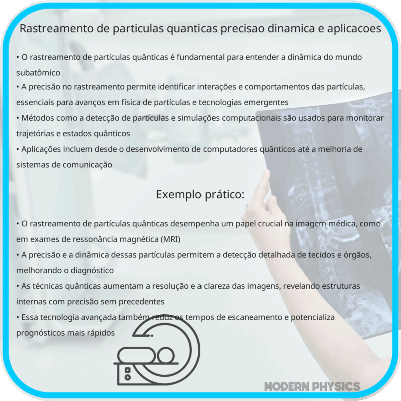 Rastreamento de Partículas Quânticas | Precisão, Dinâmica e Aplicações
