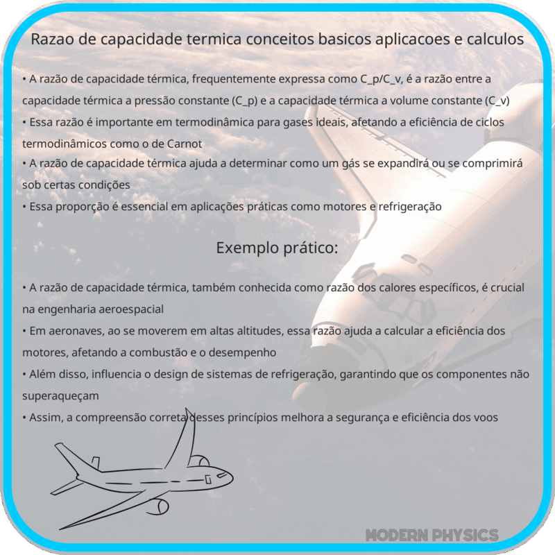Razão de Capacidade Térmica | Conceitos Básicos, Aplicações e Cálculos