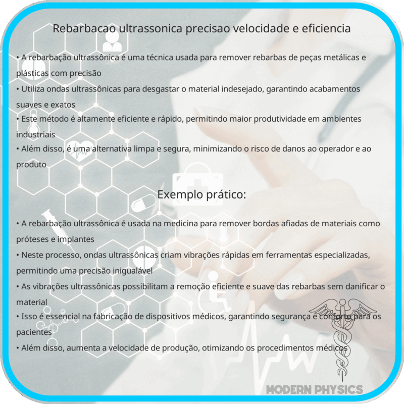 Rebarbação Ultrassônica | Precisão, Velocidade e Eficiência
