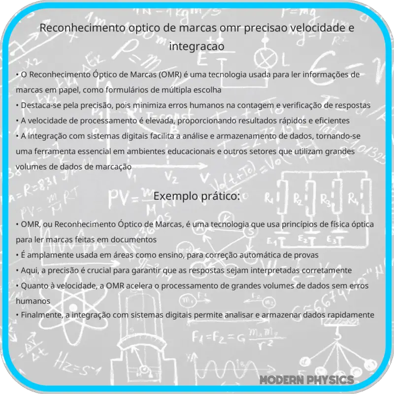 Reconhecimento Óptico de Marcas - OMR | Precisão, Velocidade e Integração