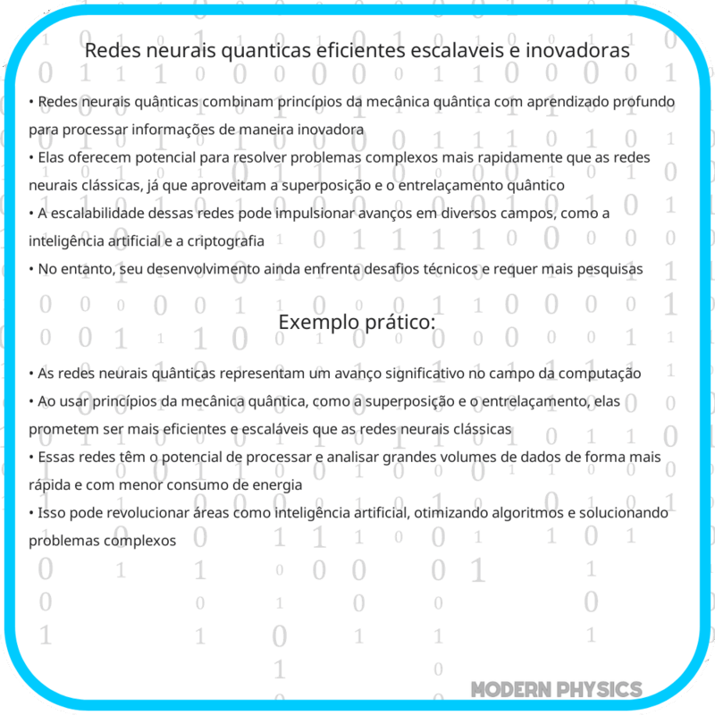 Redes Neurais Quânticas: Eficientes, Escaláveis e Inovadoras