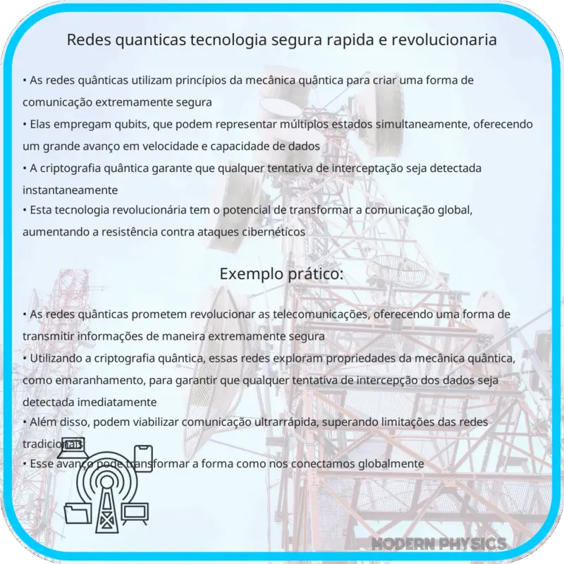 Redes Quânticas: Tecnologia Segura, Rápida e Revolucionária
