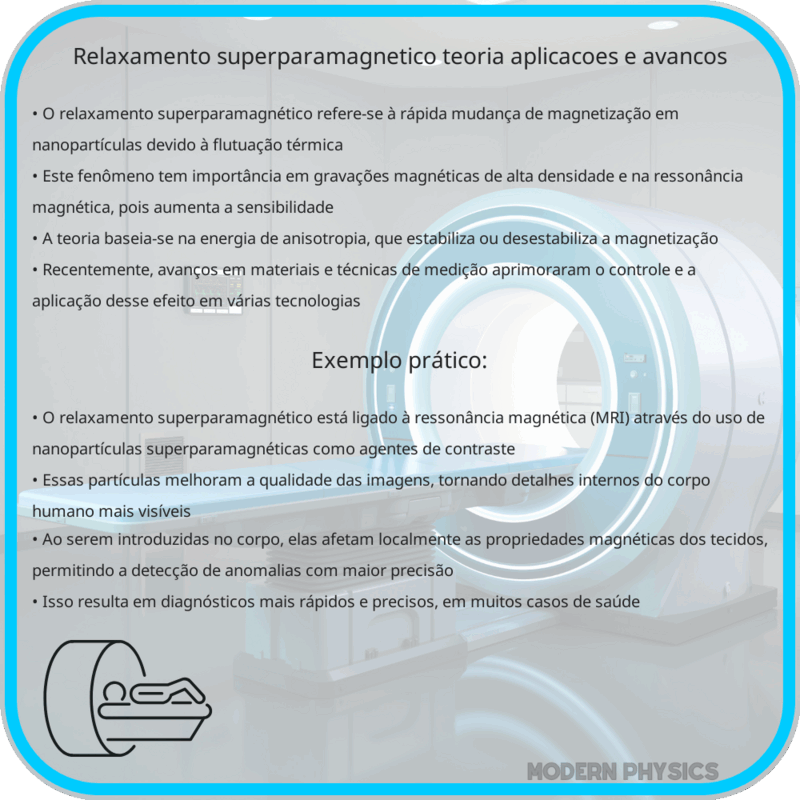 Relaxamento Superparamagnético | Teoria, Aplicações e Avanços