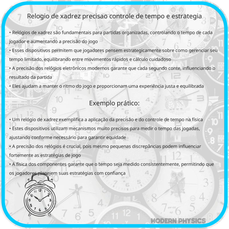 Relógio de Xadrez | Precisão, Controle de Tempo e Estratégia